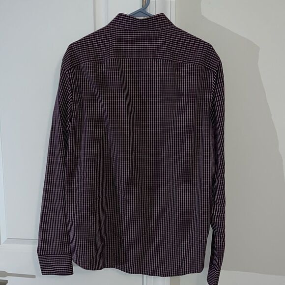 UNTUCKit LS Check Plaid Wrinkle Free Slim Fit Dress Shirt 100% Cotton Graach - Picture 7 of 7